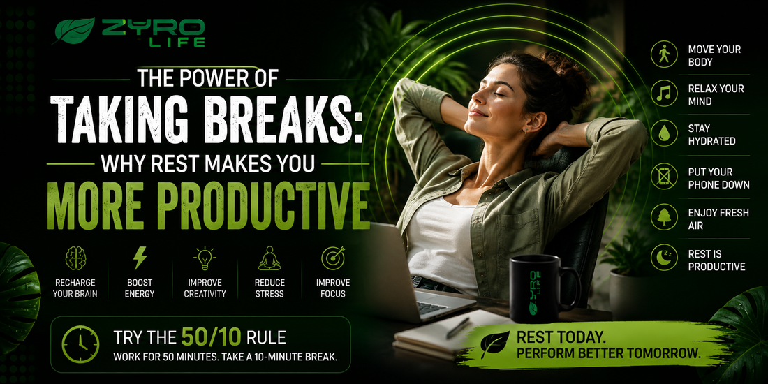 The Power of Taking Breaks: Why Rest Makes You More Productive
