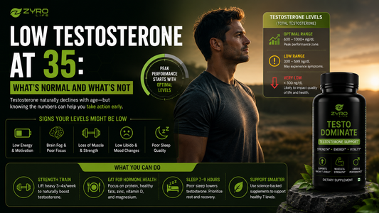 Low Testosterone at 35: What's Normal and What's Not