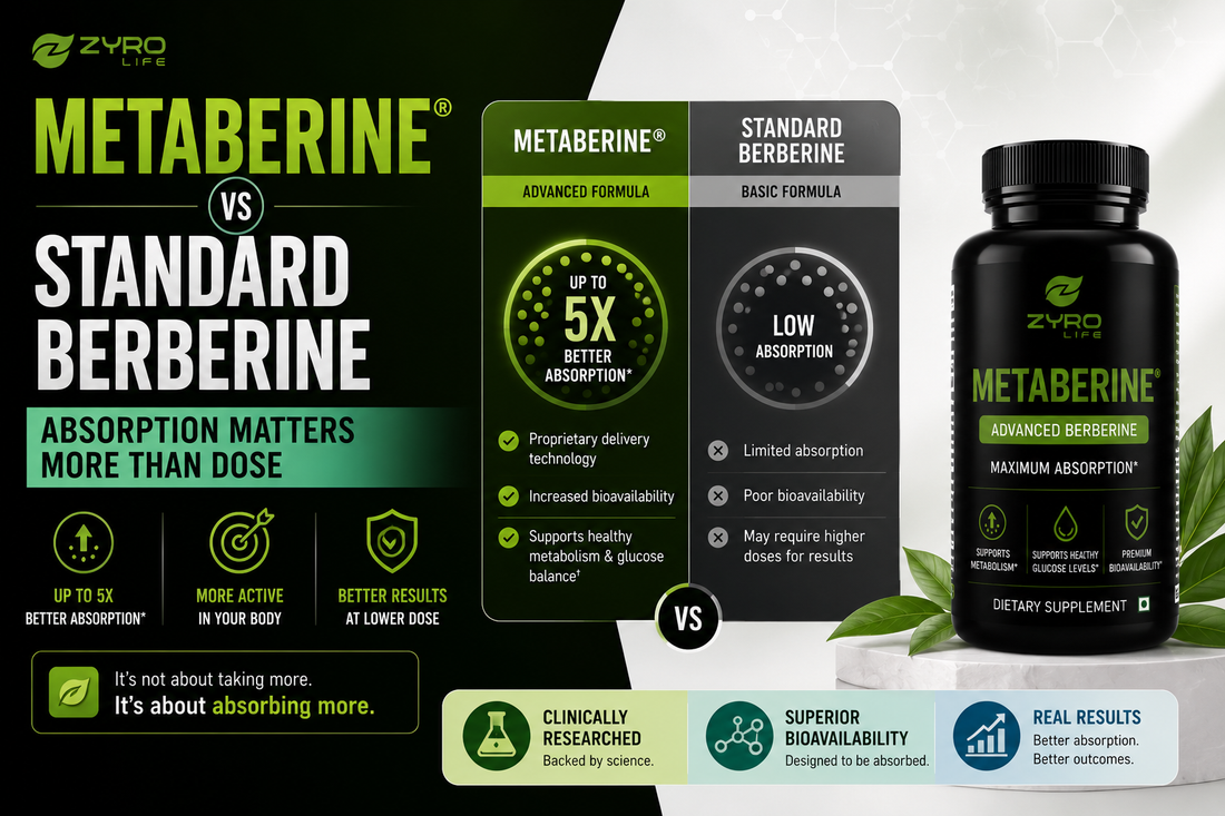 Metaberine® vs Standard Berberine: Absorption Matters More Than Dose