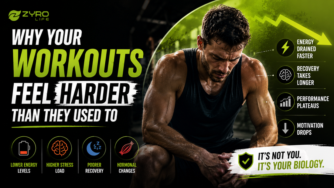 Why Your Workouts Feel Harder Than They Used To