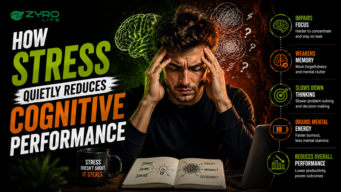 How Stress Quietly Reduces Cognitive Performance