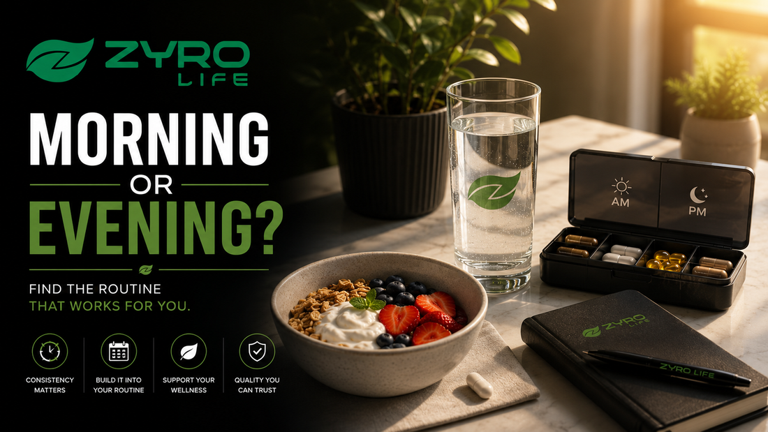 Morning vs Evening: What's the Best Time to Take Your Supplements?
