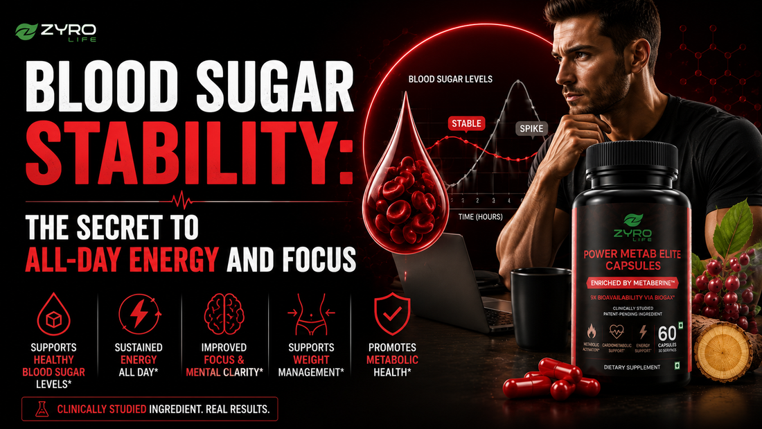 Blood Sugar Stability: The Secret to All-Day Energy and Focus