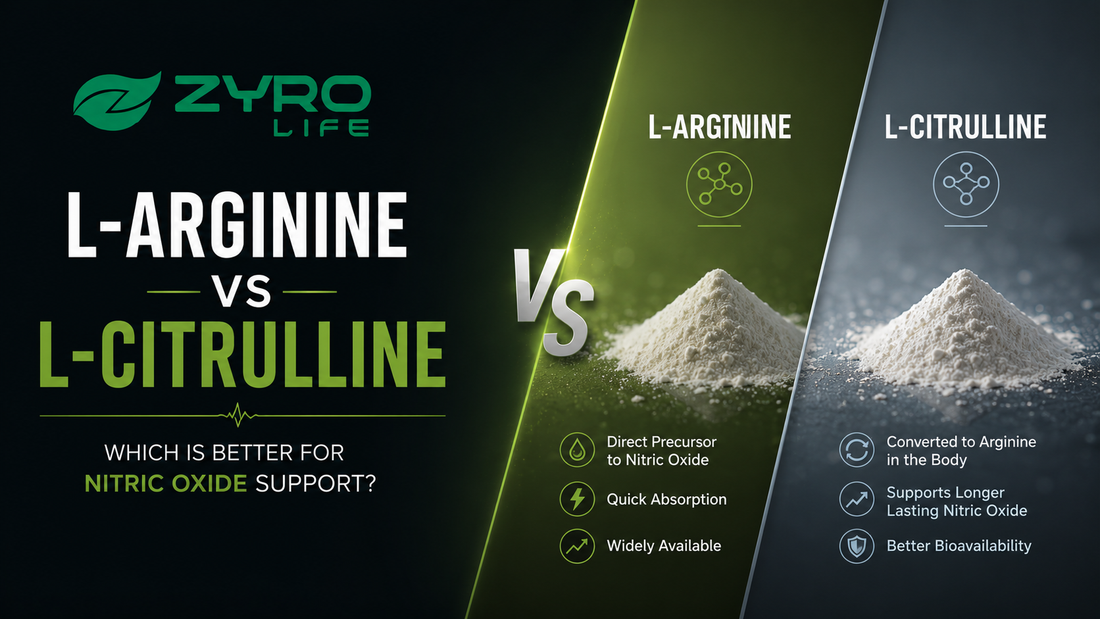 L-Arginine vs L-Citrulline: Which Is Better for Nitric Oxide Support?