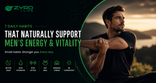 7 Daily Habits That Naturally Support Men's Energy and Vitality