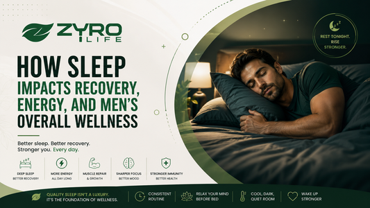 How Sleep Impacts Recovery, Energy, and Men's Overall Wellness