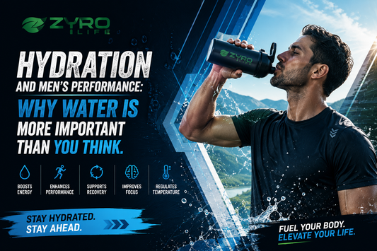 Hydration and Men's Performance: Why Water Is More Important Than You Think
