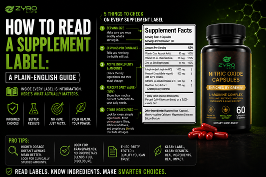 How to Read a Supplement Label: A Plain-English Guide
