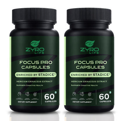 Zyro Life Focus Pro Capsules – Brain Health, Focus & Cognitive Support