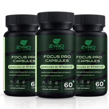 Zyro Life Focus Pro Capsules – Brain Health, Focus & Cognitive Support